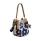 👜✨ Geantă Tip Găleată Croșetată pentru Femei – Stil Boho Chic și Eleganță Naturală! 🌸☀️