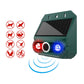 🔥✨🌞 Dispozitiv ultrasonic de alungare a păsărilor cu panou solar, pentru exterior