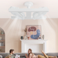 🌀💡Ventilator de tavan cu lumină LED 2-în-1 – Răcire dublă, luminozitate extremă, instalare fără unelte