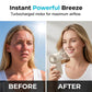⏰️Ofertă limitată：🌬️ Ventilator portabil Turbo – Afișaj LED, 6 viteze, 3000 mAh 🔋