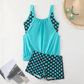 🌞🌊Costum de baie din două piese pentru femei, cu buline – model drăguț cu buline