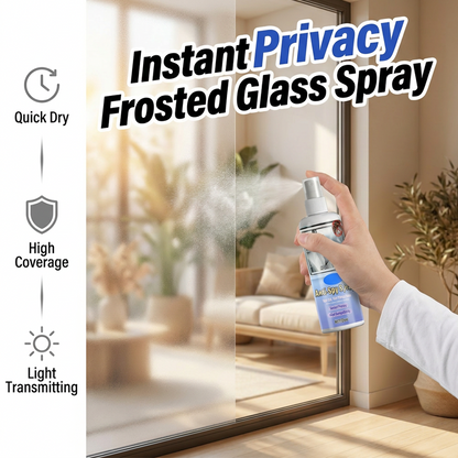 ✨Spray instant pentru sticlă mată, care asigură intimitate
