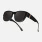 🕶️☀️Ochelari de soare pentru femei, cu ramă largă, care se pot purta peste ochelarii de vedere