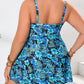 🌸👙 Costum de Baie Tip Rochie cu Imprimeu Floral, Dimensiuni Mari – Stil Elegant și Confort la Plajă
