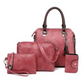 👜Set de 4 genți de mână din piele PU pentru femei