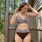 👙Costum de baie două piese pentru femei, talie înaltă, tip bikini