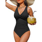 👙Acest costum de baie dintr-o singură piesă pentru femei, cu efect de modelare a abdomenului, chiar se potrivește. 💃