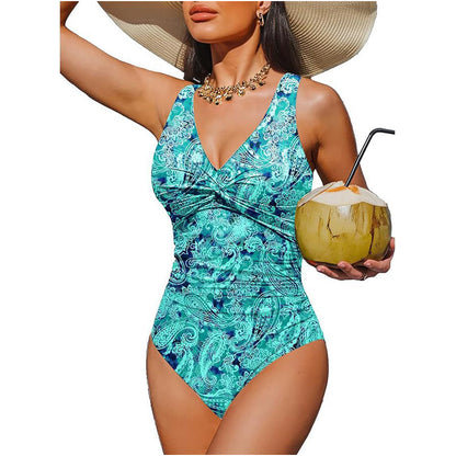👙Acest costum de baie dintr-o singură piesă pentru femei, cu efect de modelare a abdomenului, chiar se potrivește. 💃