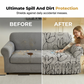 📢📢Reducere de 50%!! ⏰Husă flexibilă pentru canapea – margine cu volane și protecție completă