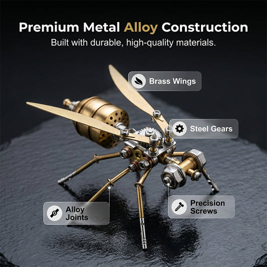 🔥Set de asamblare pentru modelul 3D „Albină metalică”