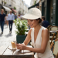 🌞✨Pălărie de soare elegantă și pliabilă pentru femei, cu factor de protecție UPF 50+ – Pălărie tip „bucket” din bumbac, cu boruri largi, clapă pentru gât și curea reglabilă