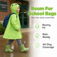 🐸 50% REDUCERE! Poncho de ploaie pentru copii în formă de broască ☔ – Impermeabil, ușor și ușor de transportat în rucsac
