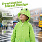 🐸 50% REDUCERE! Poncho de ploaie pentru copii în formă de broască ☔ – Impermeabil, ușor și ușor de transportat în rucsac