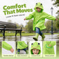 🐸 50% REDUCERE! Poncho de ploaie pentru copii în formă de broască ☔ – Impermeabil, ușor și ușor de transportat în rucsac