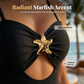🌟 Rochie de Baie cu Decupare & Stea de Mare Aurie – Modelează Silueta, Confortabilă și Rafinată 🌊