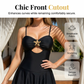 🌟 Rochie de Baie cu Decupare & Stea de Mare Aurie – Modelează Silueta, Confortabilă și Rafinată 🌊