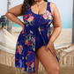 📢📢50% REDUCERE !! 🌺Costum de baie dintr-o singură piesă cu imprimeu floral pentru femei