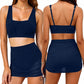 Set de costum de baie pentru femei, model cu trei piese