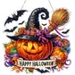 🎃 REDUCERE DE 50% – Set DIY pentru ghirlandă de Halloween cu diamante | Creează-ți singur o decorație festivă unică