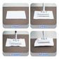 📢📢50% REDUCERE !! ⏰Mop plat cu sistem hands-free și clemă universală pentru cârpă
