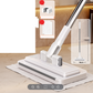📢📢50% REDUCERE !! ⏰Mop plat cu sistem hands-free și clemă universală pentru cârpă