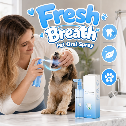 🐶🐱 Spray pentru igiena orală pentru câini și pisici – Îngrijire simplă, de zi cu zi, pentru o respirație proaspătă