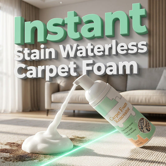 🧹🔥 Reducere de 50% pentru o perioadă limitată! Spumă pentru îndepărtarea petelor de pe covoare, fără apă — potrivită pentru covoare, canapele, saltele și interiorul mașinilor