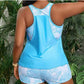 Set de tankini tropical – pantaloni scurți tip „boy shorts” și croială avantajoasă