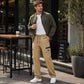 Pantaloni cargo casual pentru bărbați, cu talie elastică