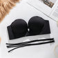 Sutien push-up fără cusături, cu cataramă frontală, pentru femei