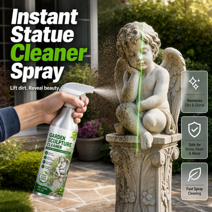 🔥S-au vândut peste 5000 de bucăți！！🌿Spray de curățare eficient pentru statuete de grădină 🗿