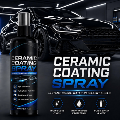 🚗✨ Nano-kerámia bevonat spray – Vízlepergető autófesték-védelem és tükörfényes felület
