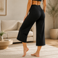 Pantaloni de yoga scurți, cu talie înaltă, pentru femei
