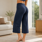 Pantaloni de yoga scurți, cu talie înaltă, pentru femei