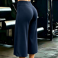 Pantaloni de yoga scurți, cu talie înaltă, pentru femei