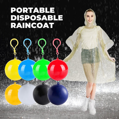 🌧️ Haină de ploaie portabilă, de unică folosință – ✨ Ușoară ca o pană, protecție imediată și o excursie fără griji 🎒🏕️
