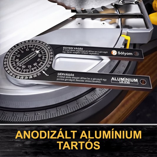 📐 Többfunkciós asztalos szögmérő | Félszögmérő + vízmérték + vonalzó – 3 az 1-ben