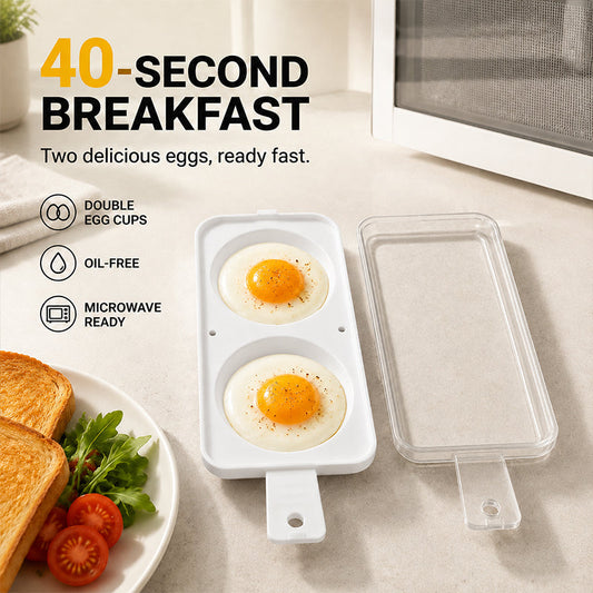 🥚⚡ REDUCERE DE 50%! Peste 50.000 de bucăți vândute! Gătește 2 ouă perfecte în 40 de secunde – fără ulei, fără tigaie, fără timp de așteptare. Un mic dejun sănătos într-o clipă!