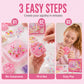 Set DIY pentru jucărie squishy „Fried Ice” cu model de gheare de pisică, pentru copii