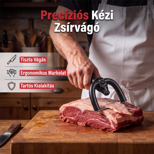 🔥Peste 5.000 de bucăți vândute——Kézi zsírlevágó szarvasmarha- és sertéshúshoz