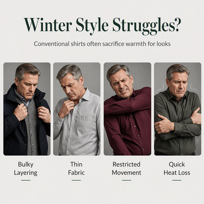 🛍️Men's False Two-Piece Long Sleeve Top