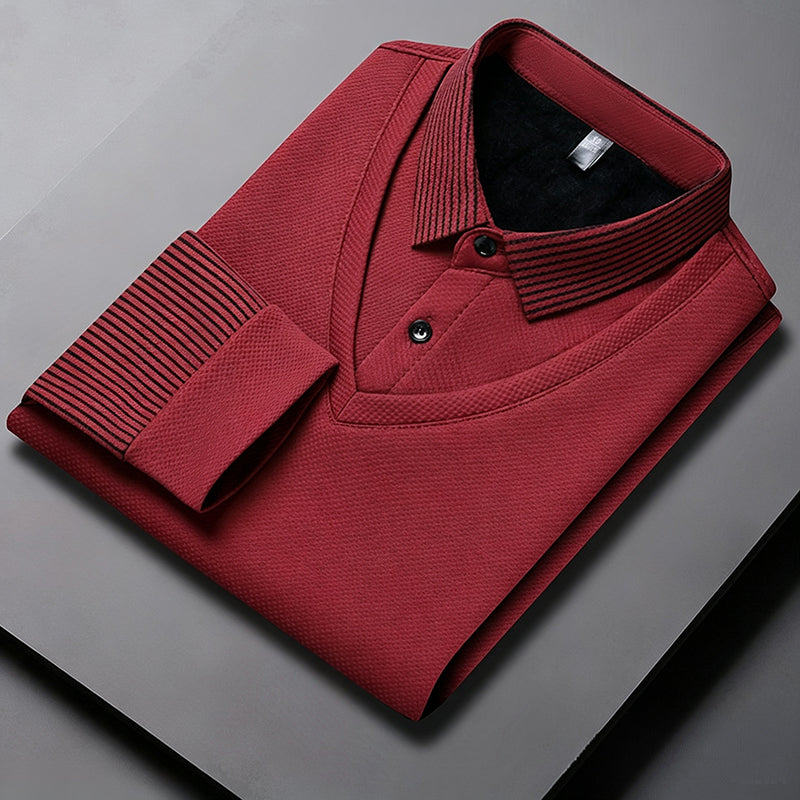 🛍️Men's False Two-Piece Long Sleeve Top
