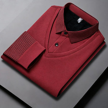 🛍️Men's False Two-Piece Long Sleeve Top