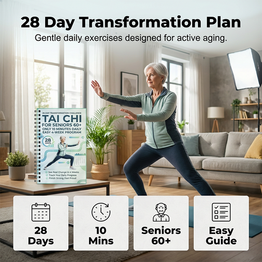 ☯️ Reducere de 50%! 📖 Carte despre tai chi pentru 28 de zile – exerciții de 10 minute pe zi, potrivite și pentru începători, fără efort 🌿