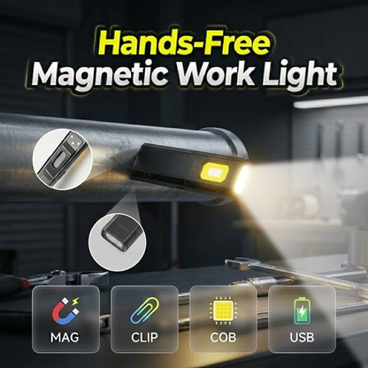 🔥1+1 gratis！！S-au vândut peste 2000 de bucăți！！Lampă de lucru magnetică, care nu necesită folosirea mâinilor