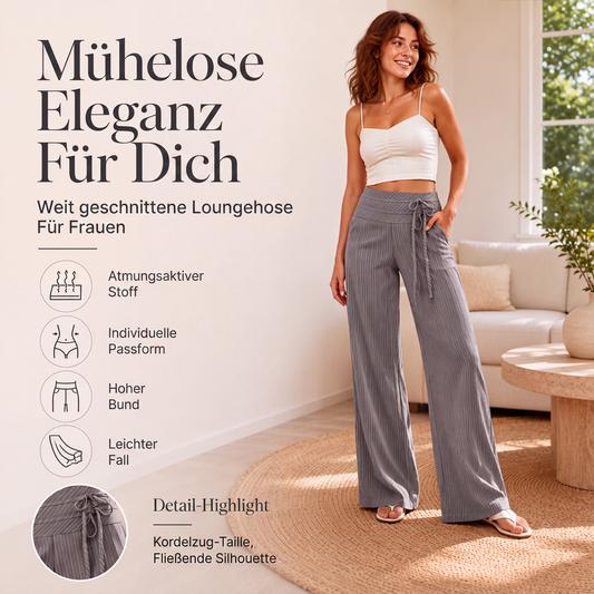 🌼 Simply half price—no catch! Loose, striped, wide-leg pants for women