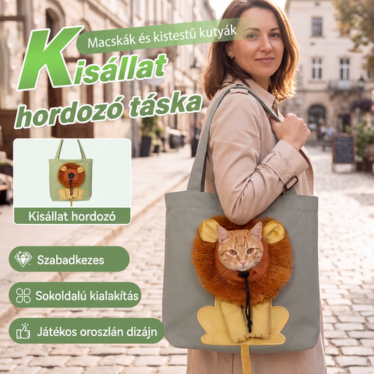 🔥S-au vândut peste 2000 de bucăți！！🐱Geantă de transport „Fejet Kilátó” pentru pisici și câini de talie mică