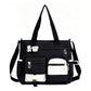 🛍️Large Capacity & Multi-Pocket, Commute & Shopping👝 Canvas Tote Bag – Multi-Pocket Design & Spacious