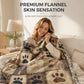 🛌 Pătură moale din flanel cu amprente drăguțe de lăbuțe – Confortabilă, caldă, un element de decor minunat pentru casă