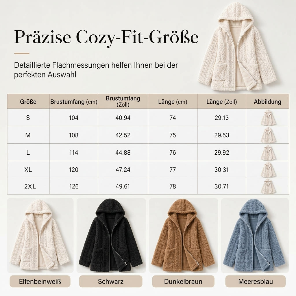 📦 5000+ packages shipped daily! Casual, solid-color plush cardigan for women